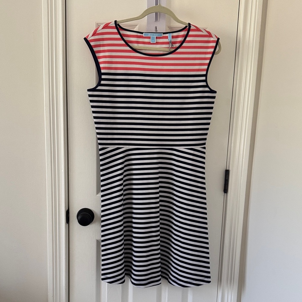 Draper Striped Sleeveless Dress